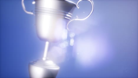 4k super slow motion champion trophy cup