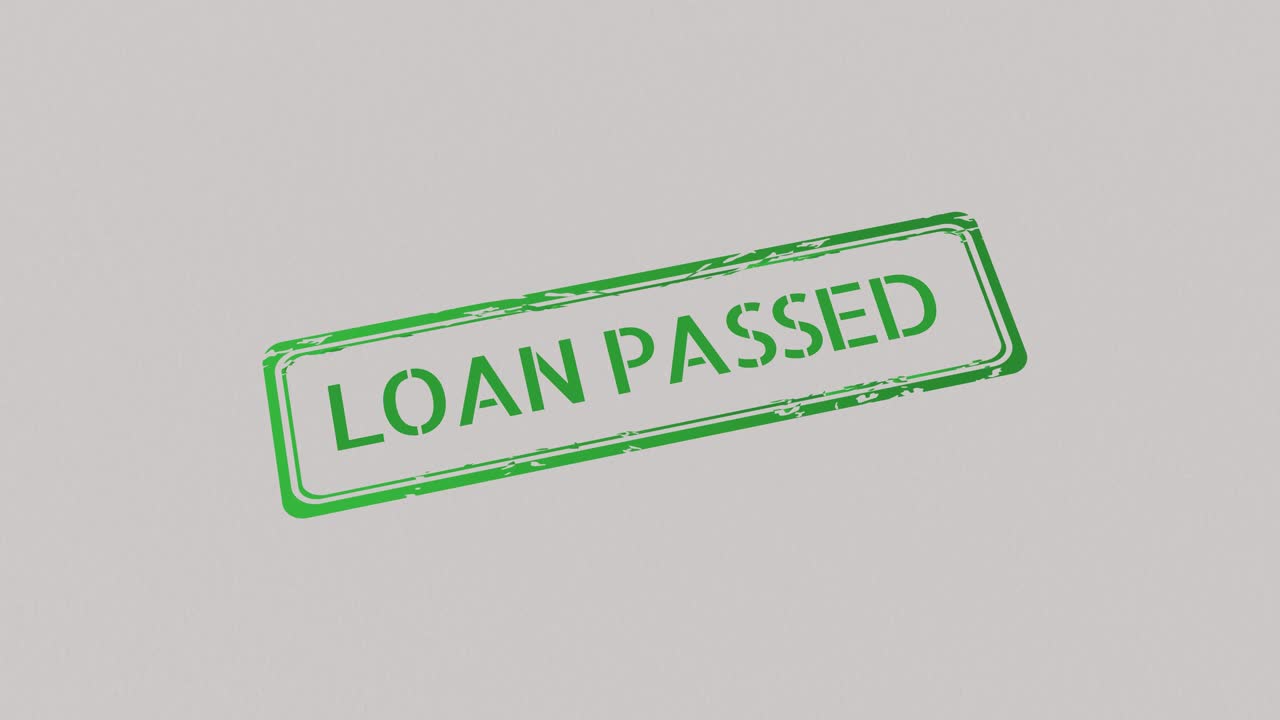 LOAN PASSED Stamp