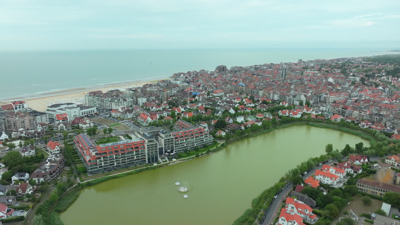 La Reserve 5-Star Luxury Hotel, Knokke, Belgium - Aerial Establishing