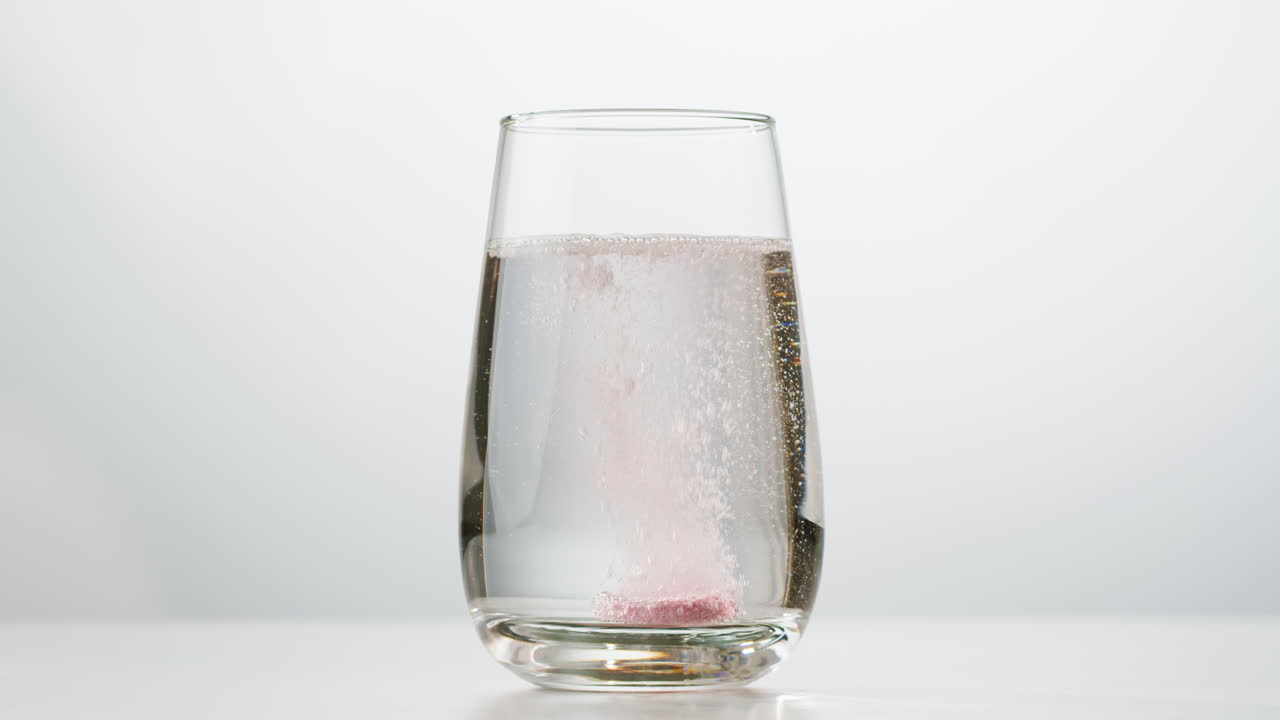 물에 용해되는 에버베센트 태블릿