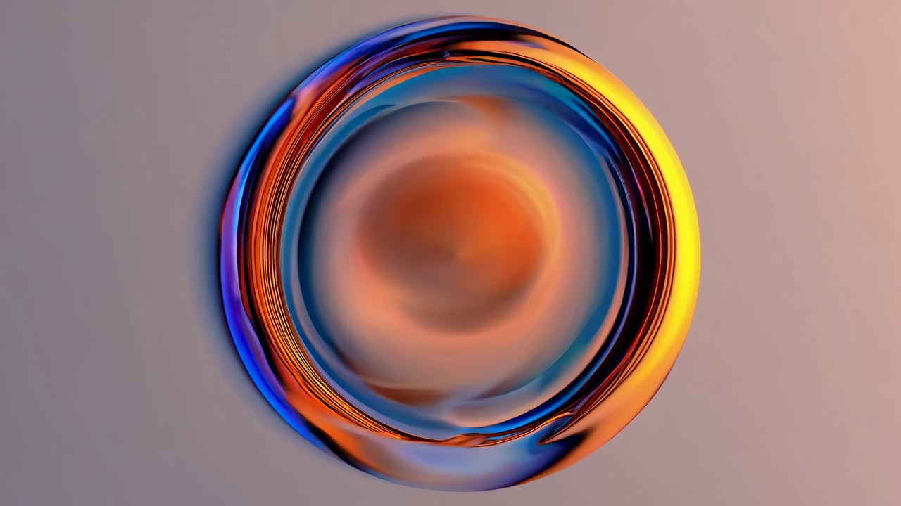 Design circolare astratto con colori vivaci. I colori vorticosi creano un modello dinamico e astratto