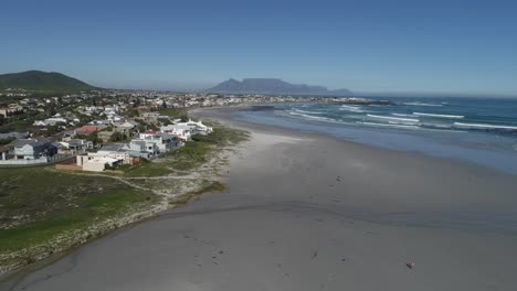 melkbos strand along the cape west coast