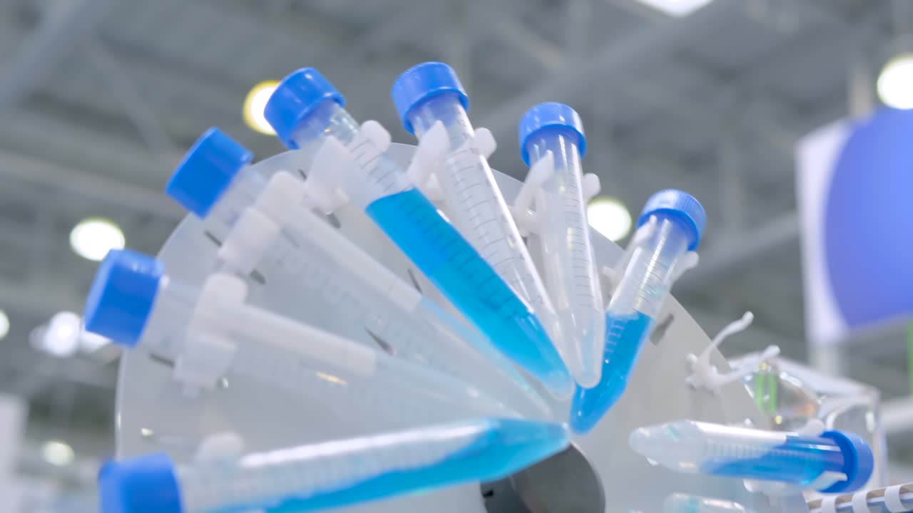 Digital circular tube rotator for effective mixing biological samples - close up