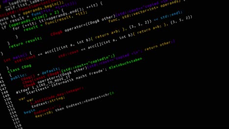 programming computer code coding process for filling an empty screen loop animation network security