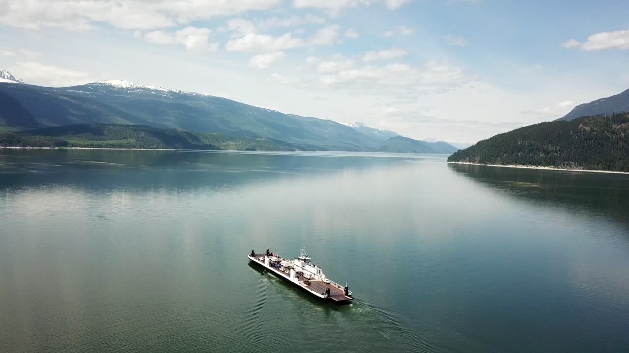 BC Ferry on Arrow Lake, BC Canada