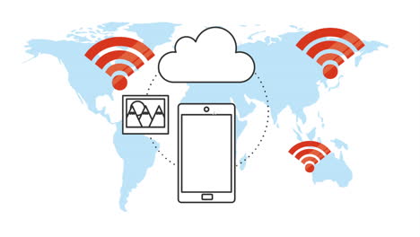 conectividad móvil global y servicios en la nube