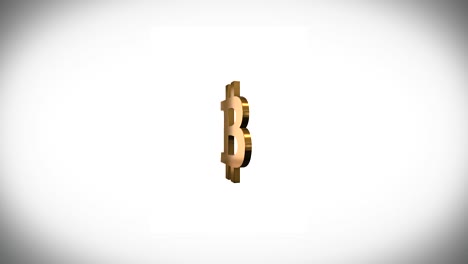 símbolo de oro de bitcoin