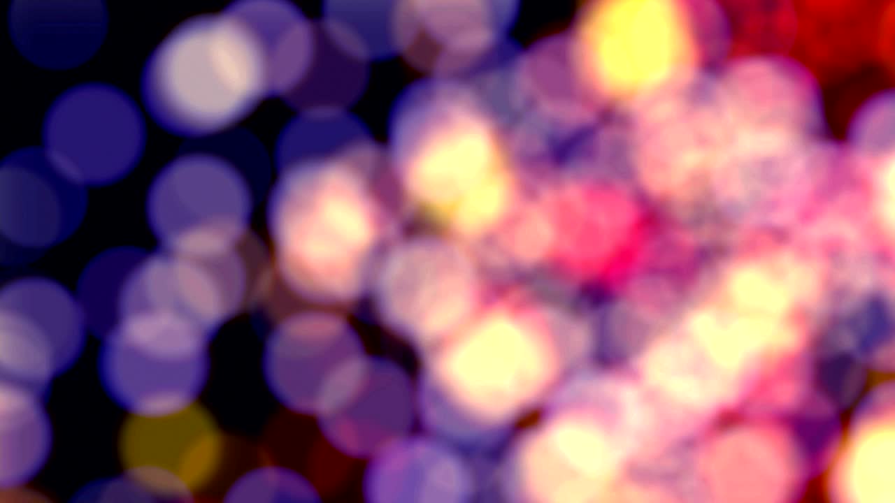 el bokeh en 4k es un bucle sin costuras.