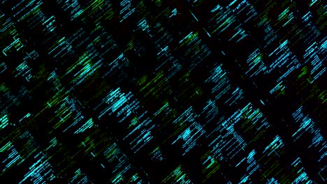 visualizzazione di codice informatico astratto