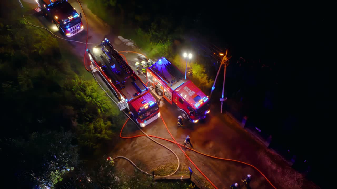 respaldo para las operaciones de extinción de incendios