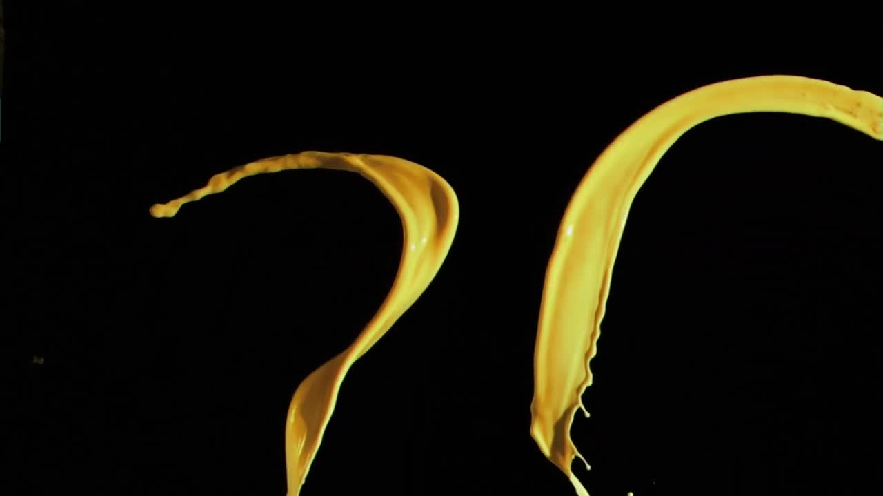 검은색 배경에 움직이는 파도 위에 새로운 시즌 텍스트의 애니메이션