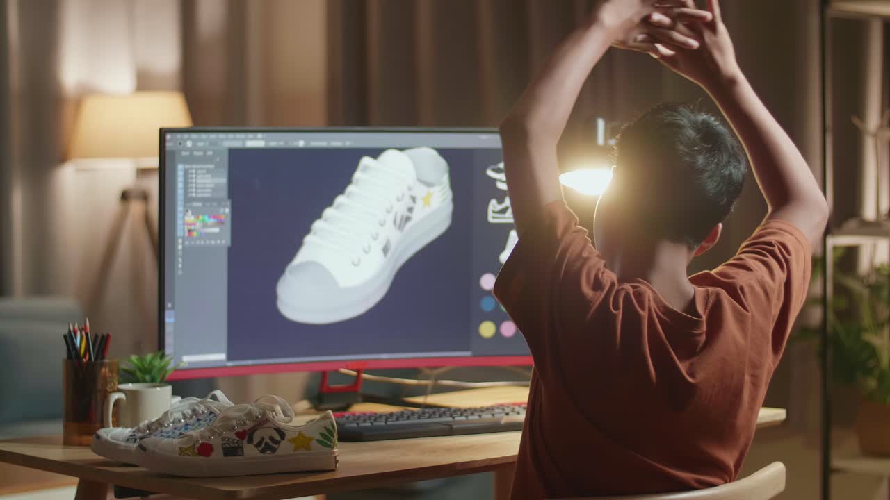 persona que diseña zapatillas de deporte