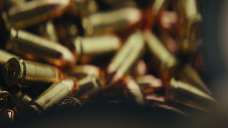 Pile of 9mm Ammunition