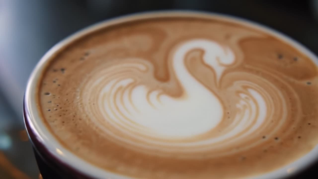 Artisan Coffee with Intricate Latte Art: A Journey from Creamy Swirls to Elegant Swan Designs Captivating Coffee Enthusiasts Everywhere