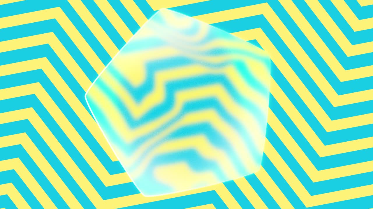 Minimalist Abstract Animated Yellow Line Background