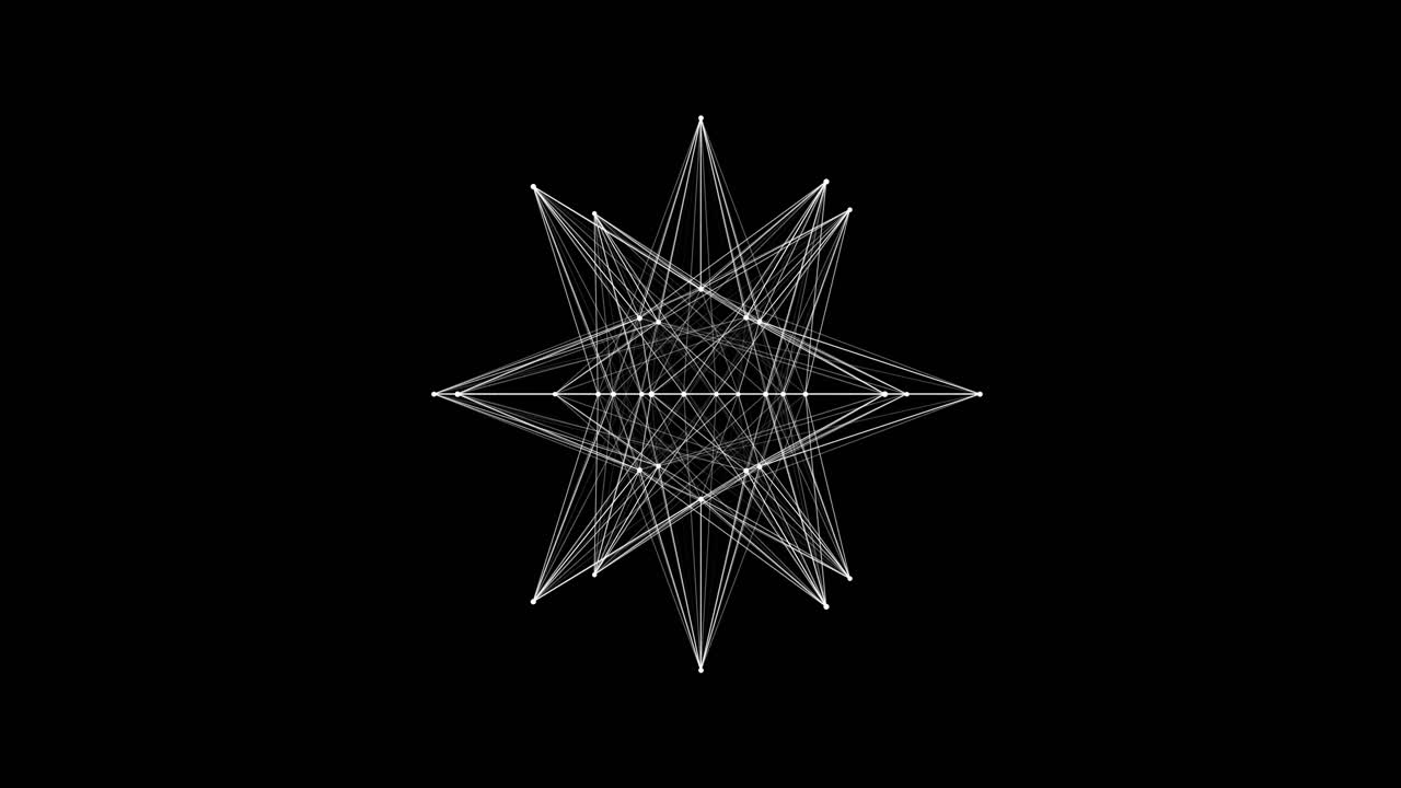 Abstract Star Geometric Design