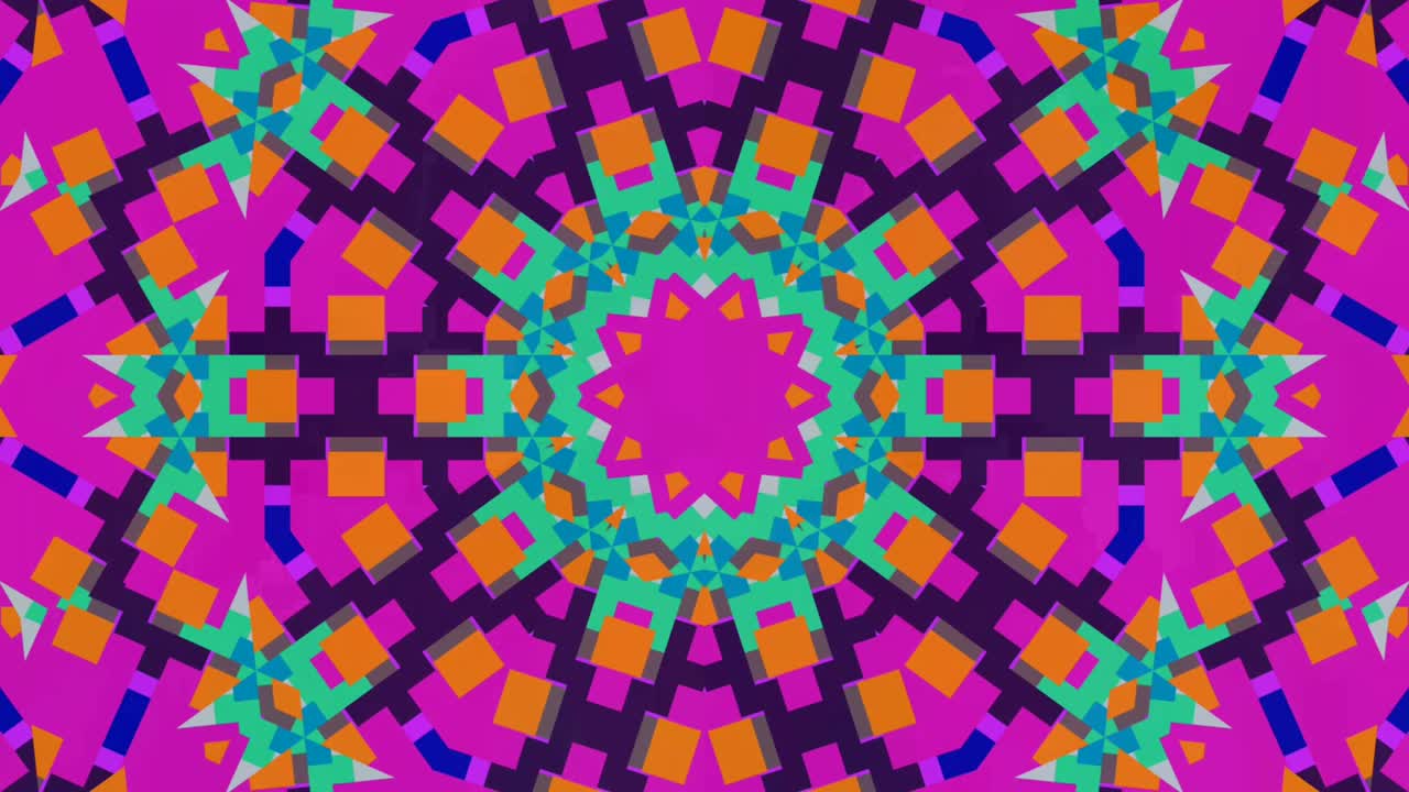 アブストラクト カレードスコップ シーケンスパターン