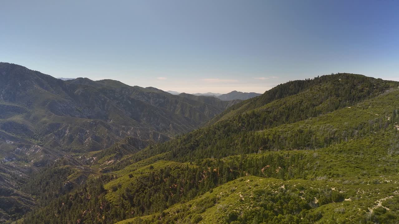 Mountains In Sequoia National Park In California - Drone Shot