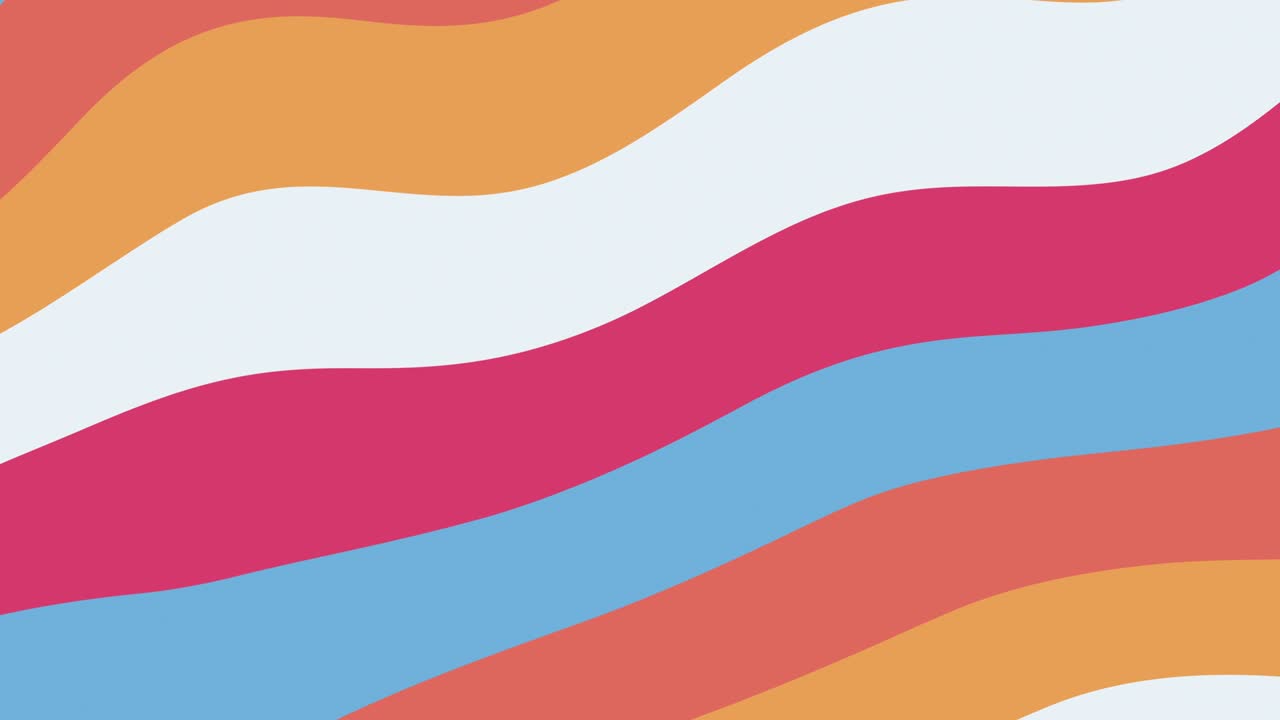 animación de transición retorcida abstractamente colorida con capas desplazadas