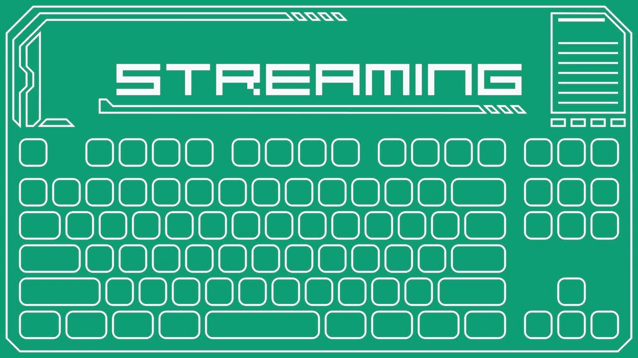 Virtuelle Tastatur EINFACHE OFFLINE-Übergänge. 1080p - 30 fps - Alpha-Kanal (6)