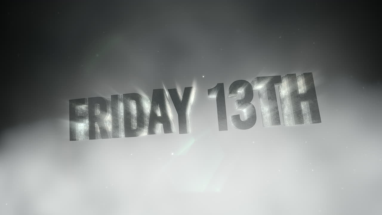 Friday 13th with dark clouds in night