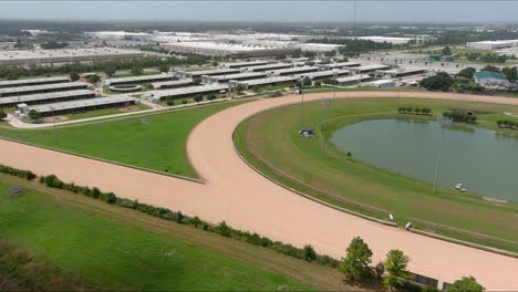 drone video of houston raceway park in houston texas