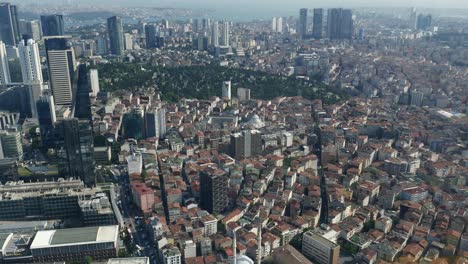 aerial view of istanbul, turkey