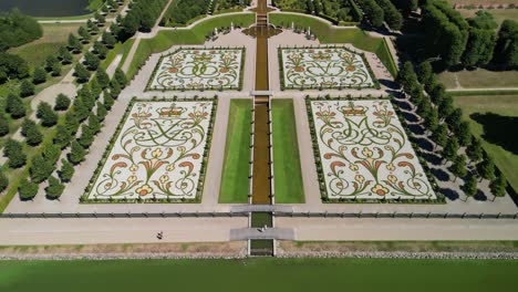 danish royal gardens - drone approach