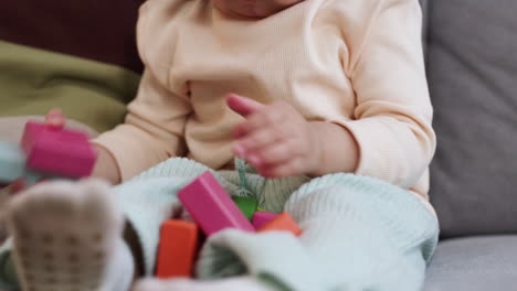 baby in living room