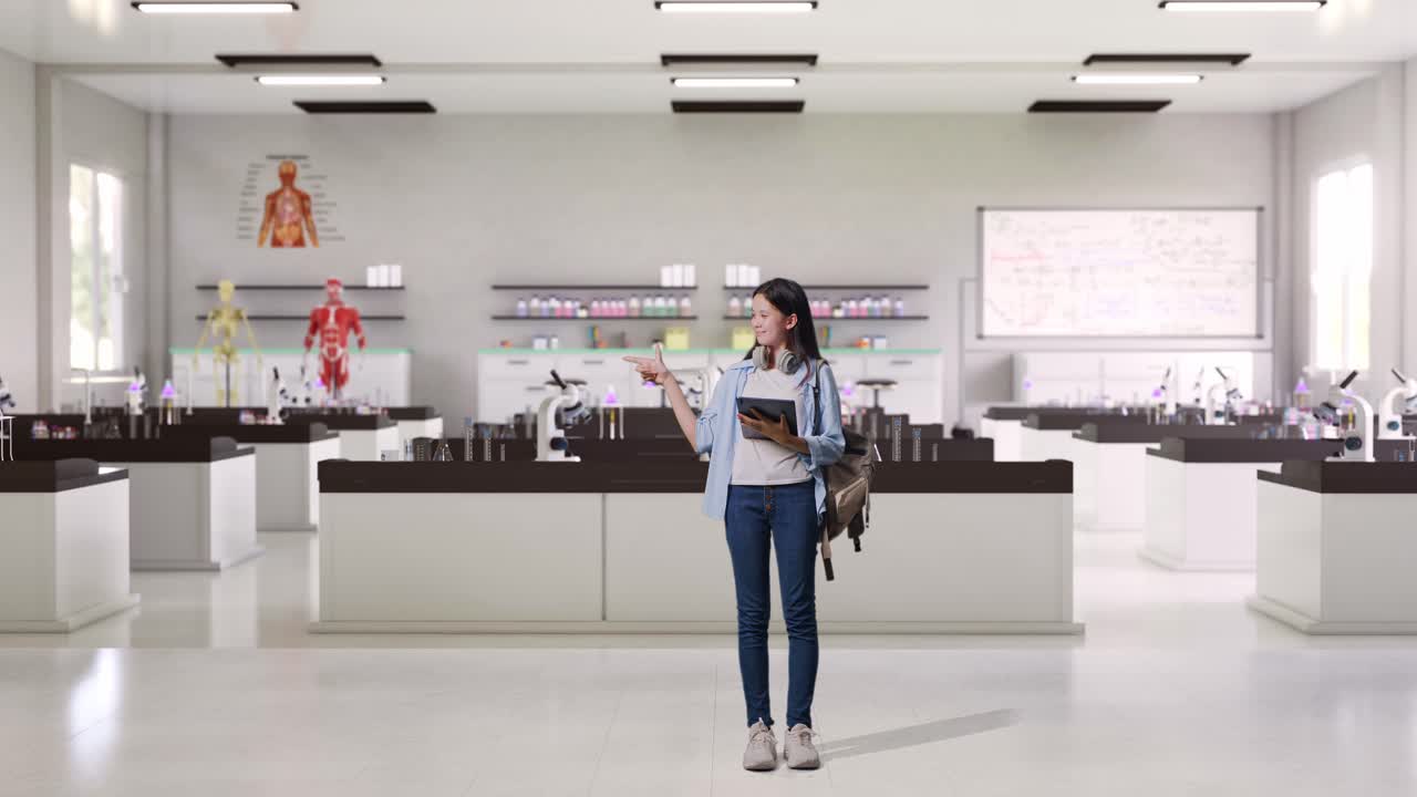 현대 과학 교실 의 학생