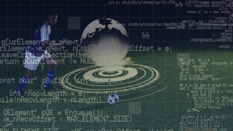 Animación-Del-Procesamiento-De-Datos-Sobre-Un-Jugador-De-Fútbol-Afroamericano.