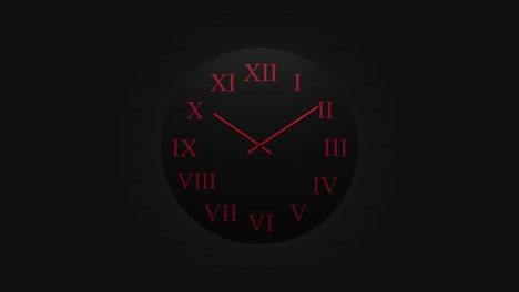 clock counting down 24 hour day fast speed time-lapse 4k hd