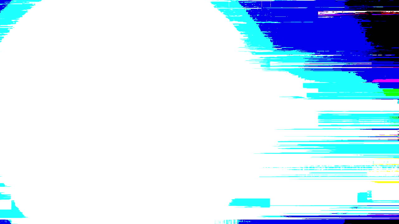 Efecto Glitch Digital con Patrones Abstractos Coloridos