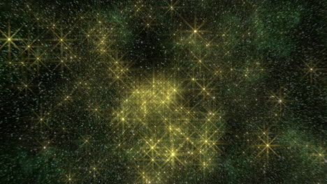 Impresionante-Disposición-De-Estrellas-Brillantes-Sobre-Un-Fondo-Oscuro-Parecido-Al-Espacio.