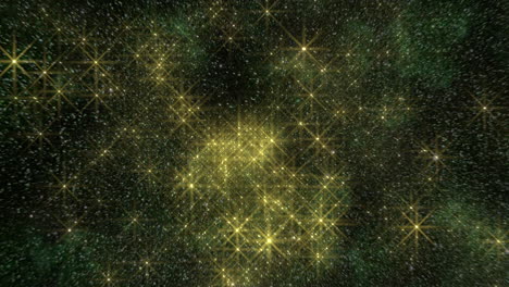 impresionante arreglo de estrellas brillantes en un fondo oscuro parecido al espacio