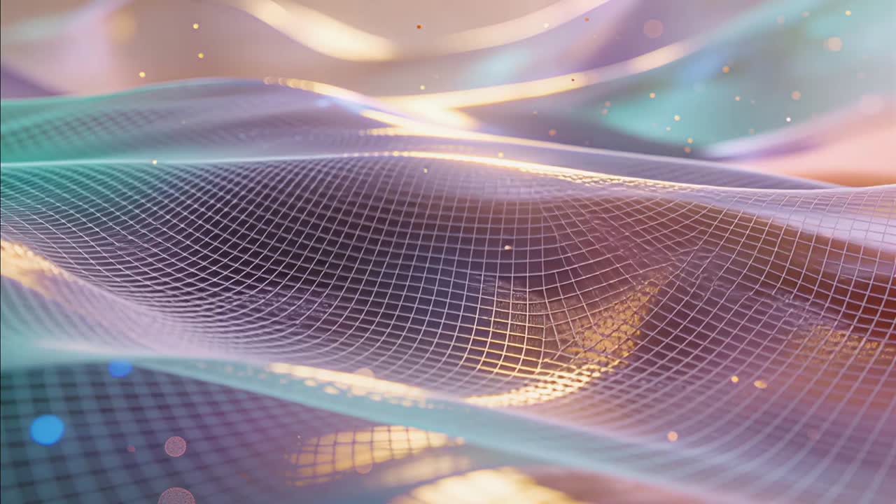 3D抽象无缝动画背景