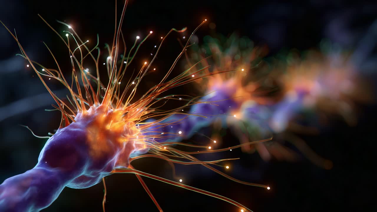 Dynamic Exploration of Neurons: Capturing the Intricacies of Neural Connectivity and Communication Through Stunning Visuals and Vibrant Colors in Neuroscience