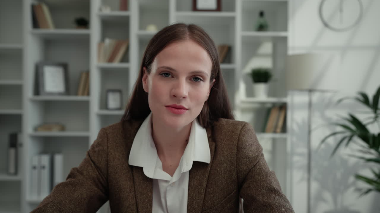 Retrato de una mujer de negocios