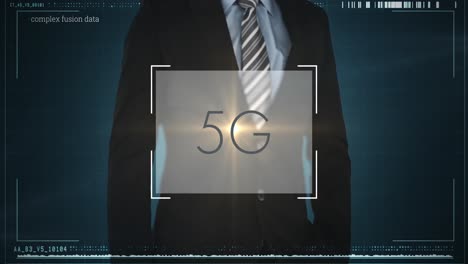 tecnología 5g animación 4k
