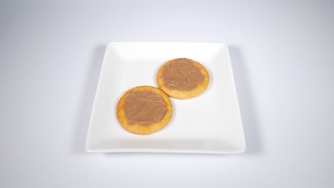 galletas con crema de café
