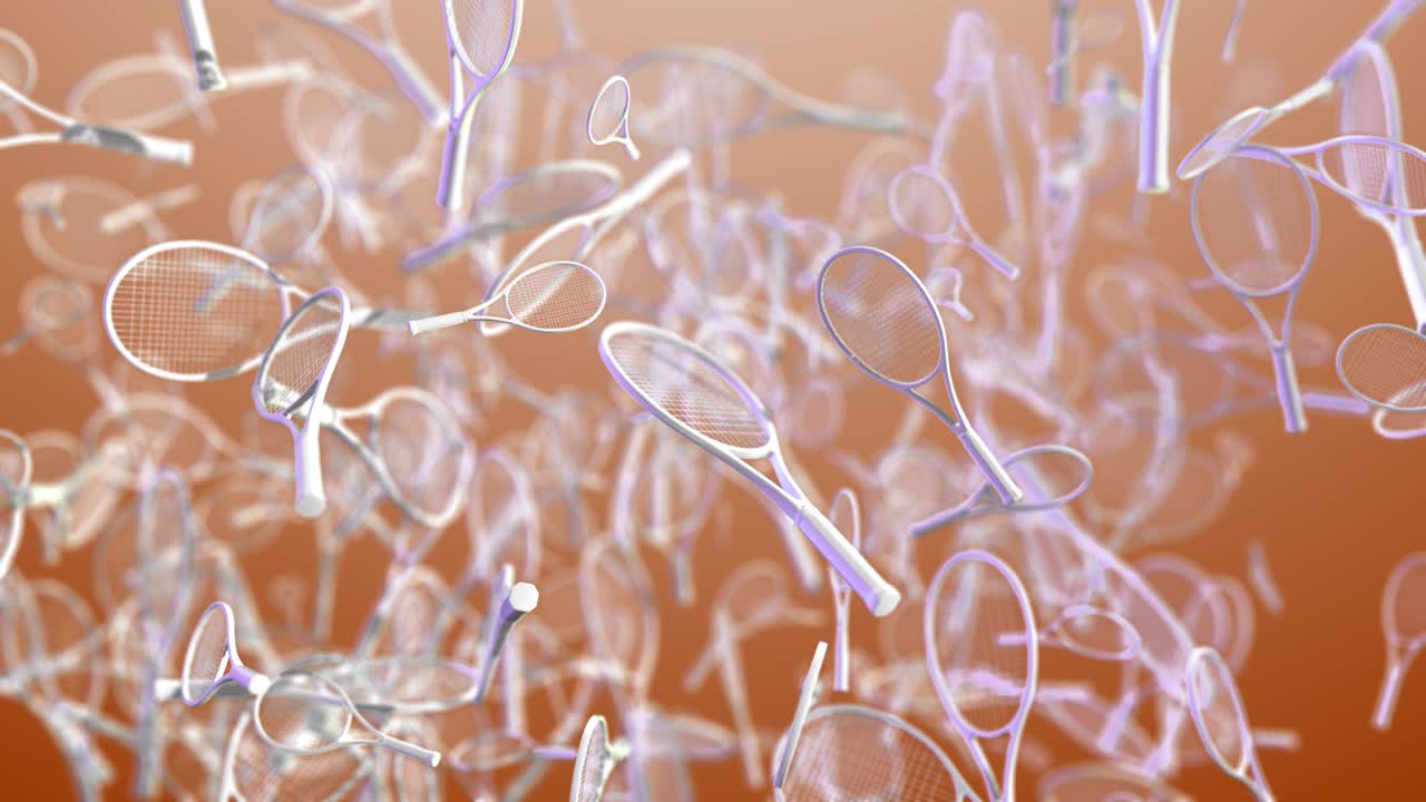 스포츠 배경 테니스 라켓