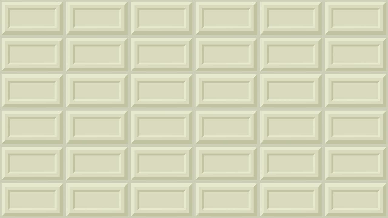 animación de movimiento horizontal de fondo de una barra de chocolate blanco (bucle sin costuras)