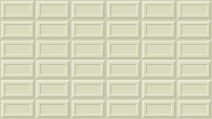 Horizontal movement animation background of white chocolate bar (seamless loop)