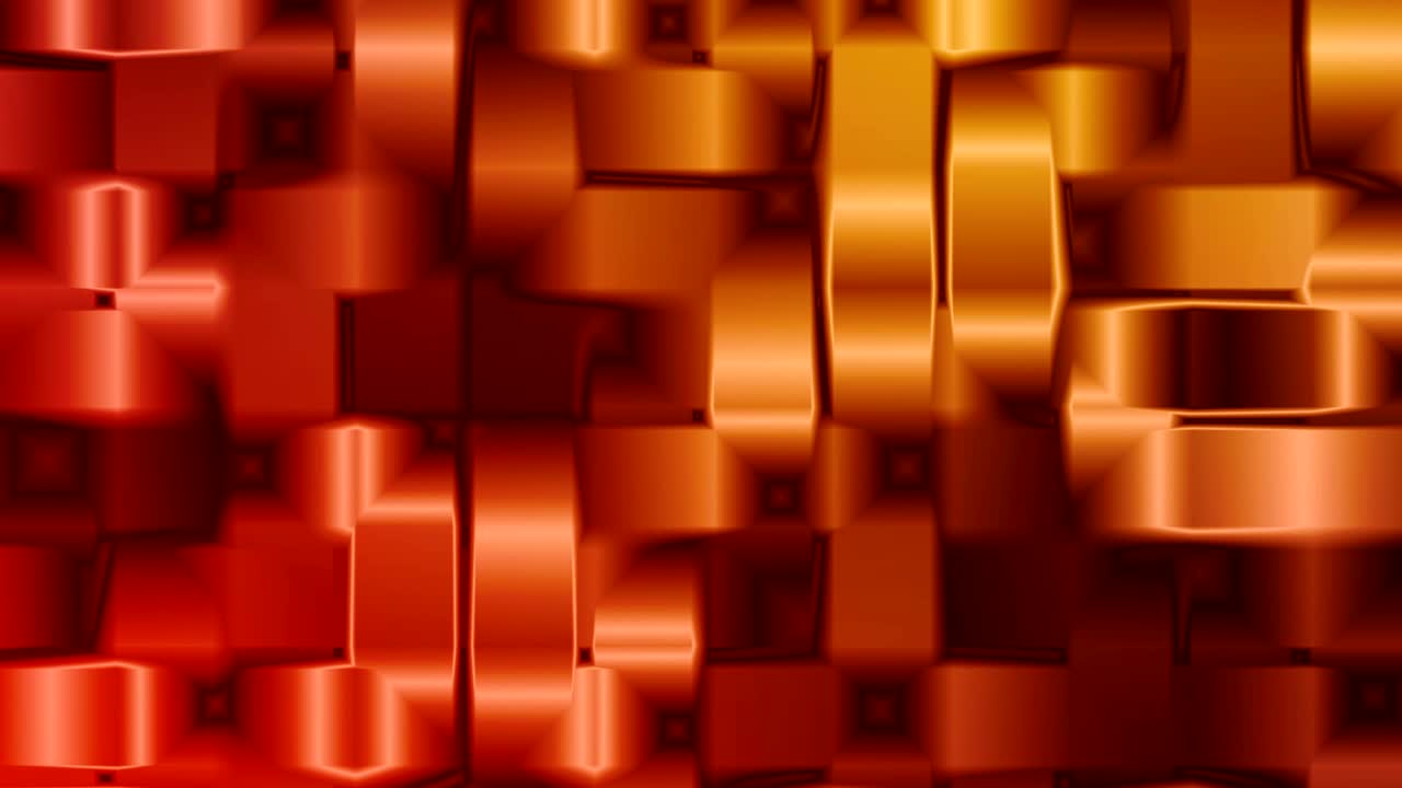 Sfondo animato astratto con pixel rosso-arancio