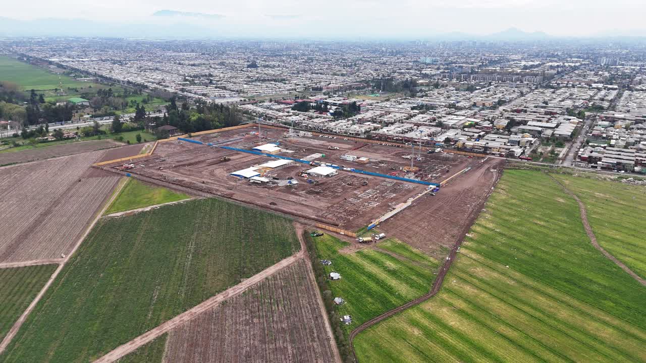 Social housing architecture of La Platina, La Pintana commune, metropolitan region, Santiago de Chile