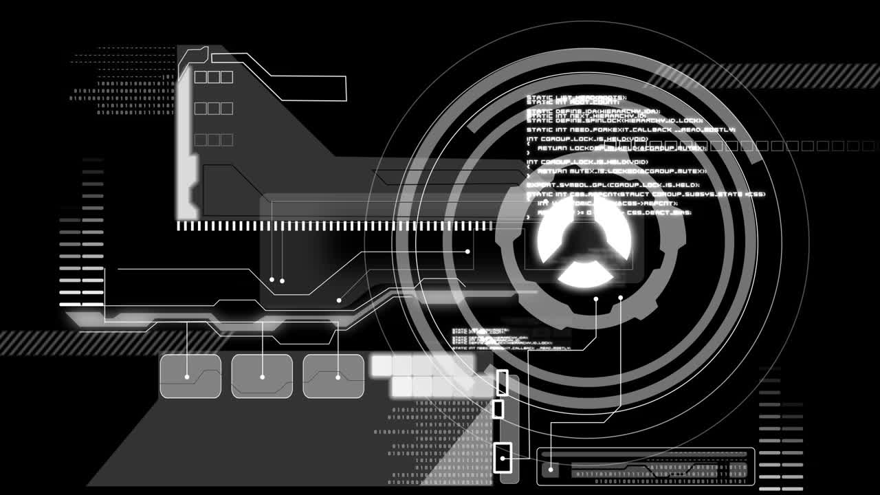 Business interface screen