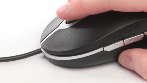 a woman using a mouse