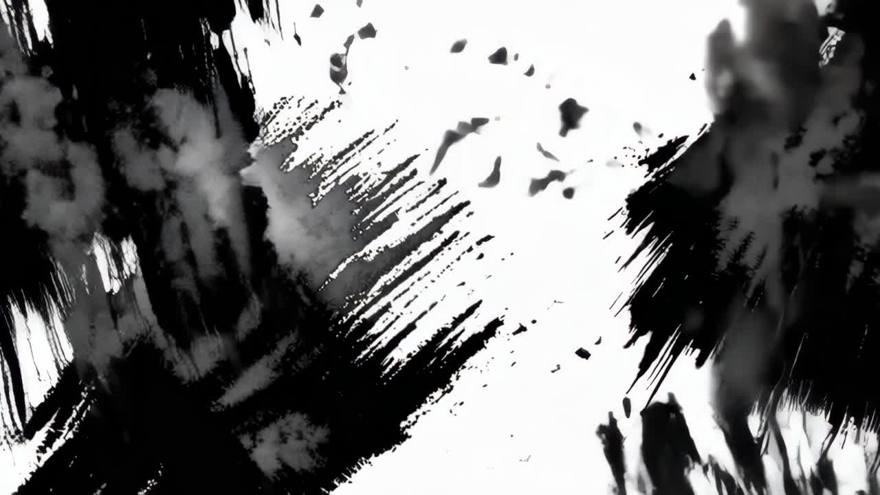 추상적인 잉크 그림