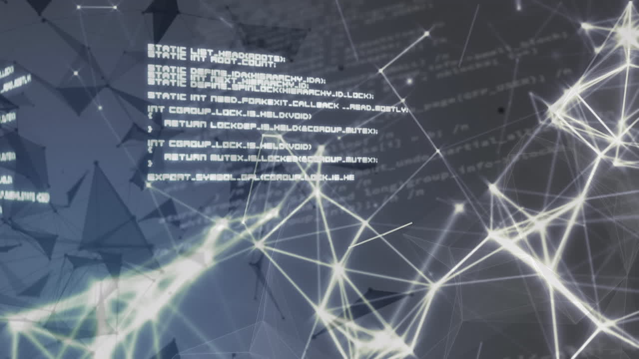 Animation of data processing over networks of connections
