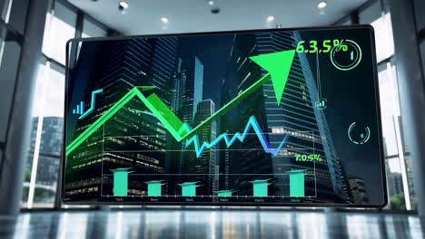 financial growth and investment dashboard